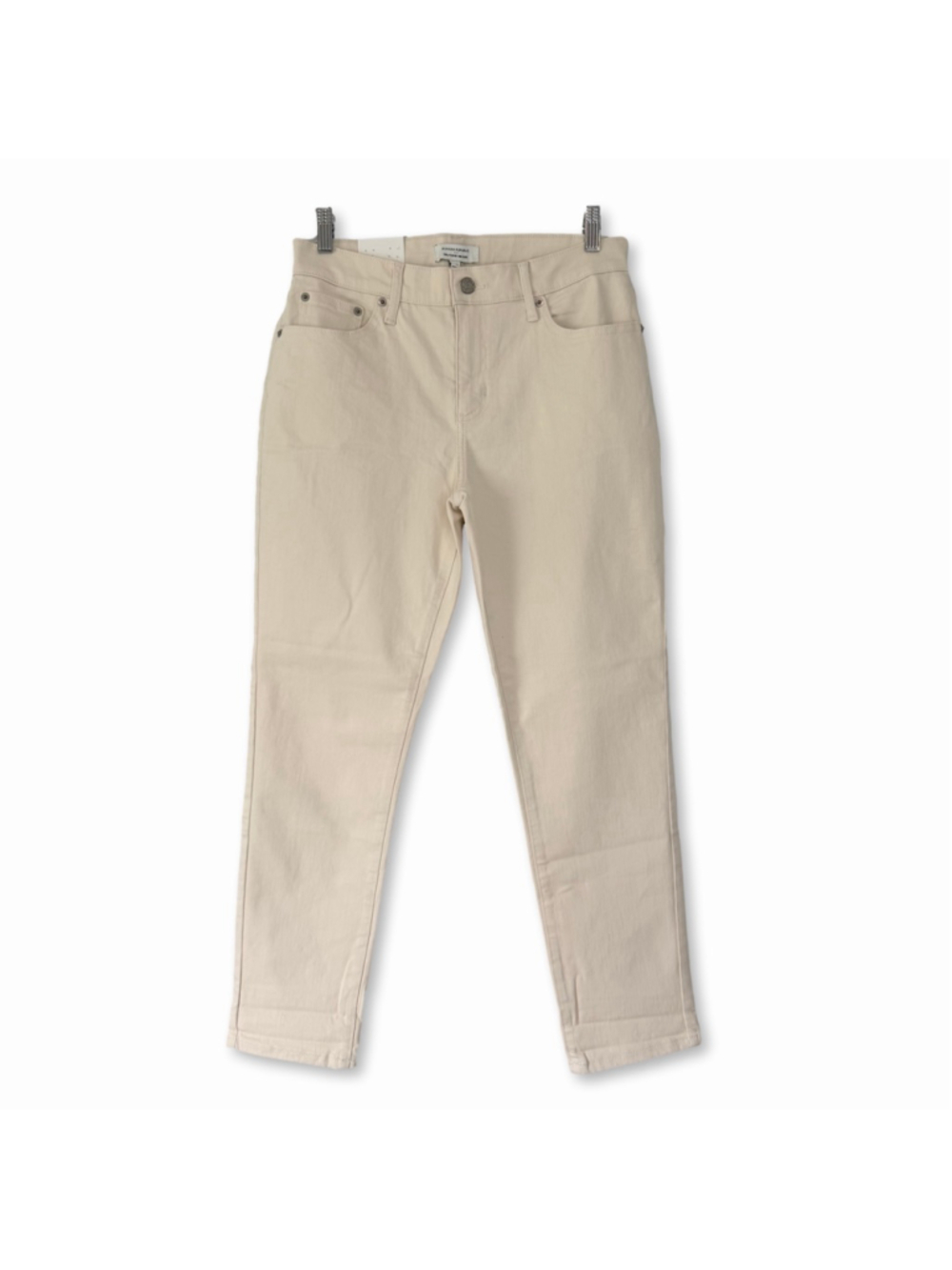 Banana Republic White Girlfriend Mid Rise Jeans Women Size 28 6